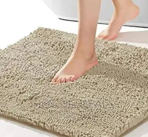 Shaggy Door Mat - Brown