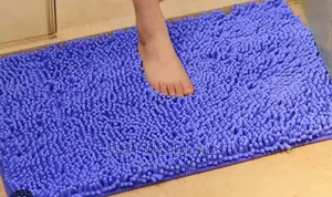 Shaggy Door Mat - Purple