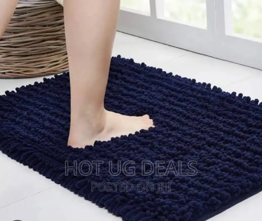 Shaggy Door Mat - Black