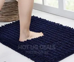 Shaggy Door Mat - Black