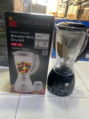 Hoffman Electric Juice Blender 2 In 1 - Black