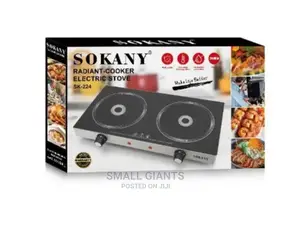 Sokany Induction Infrared Electric Cooker 2 Burner Cooker