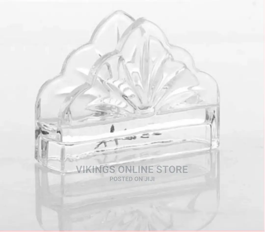 High-Quality Crystal Glass Saviet Napkin Holder-
