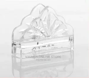 High-Quality Crystal Glass Saviet Napkin Holder-