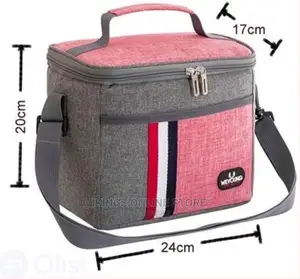Compact Insulated Lunch Bag for Food Flask Containers