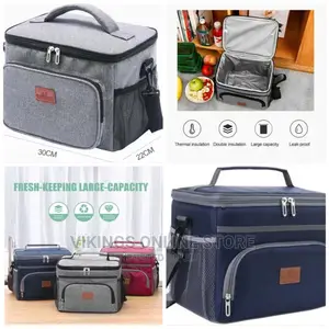 Compact Insulated Lunch Bag Food Flask Containers – Mult