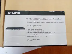 Dlink 16port Poe Gigabit Smart Managed Switch D Link 16 Port