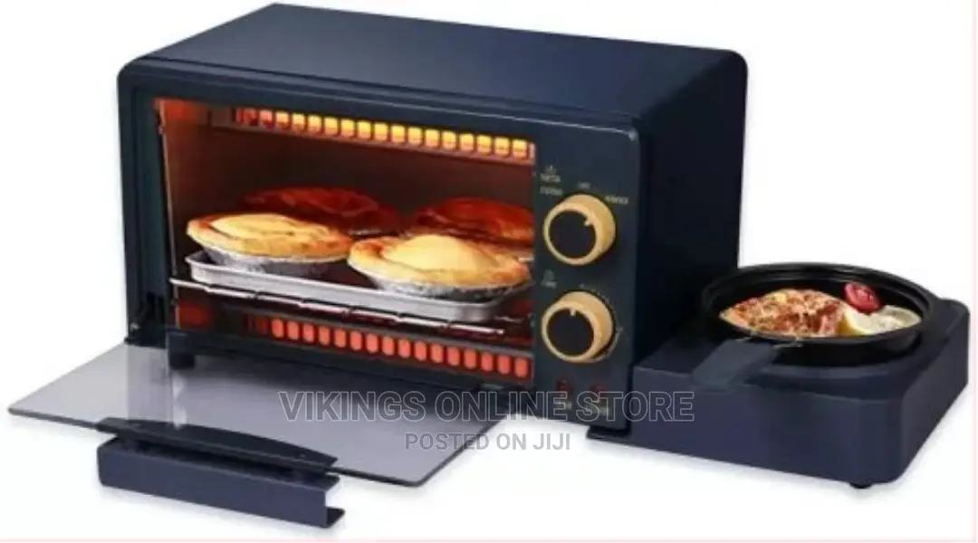 Electric Breakfast Maker Boiler Frying Pan Mini Oven