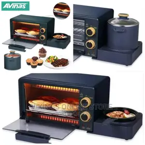 Electric Breakfast Maker Boiler Frying Pan Mini Oven