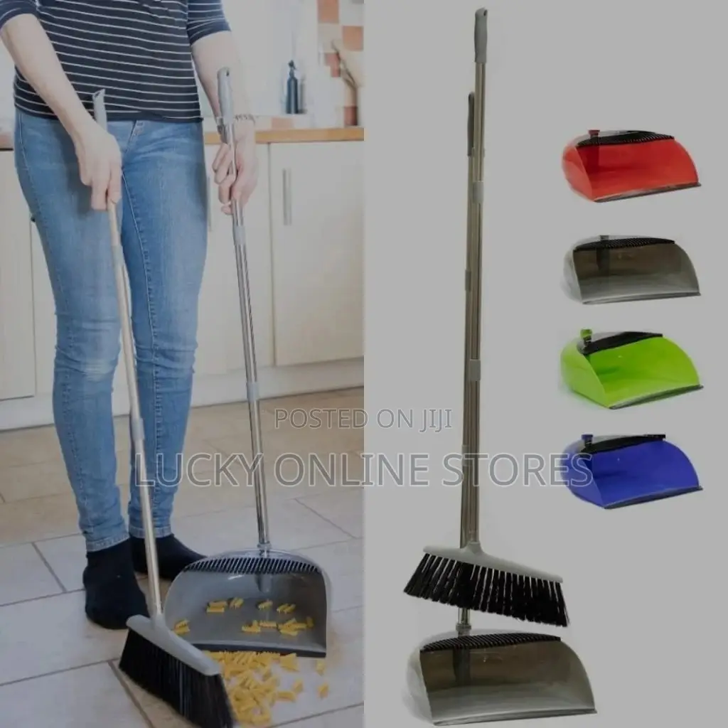 Handheld Dust Pan and Brush Set