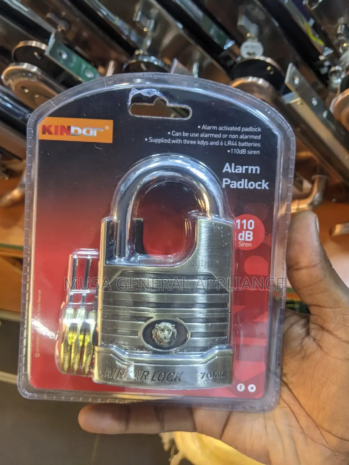 Kinbar Alarm Padlock