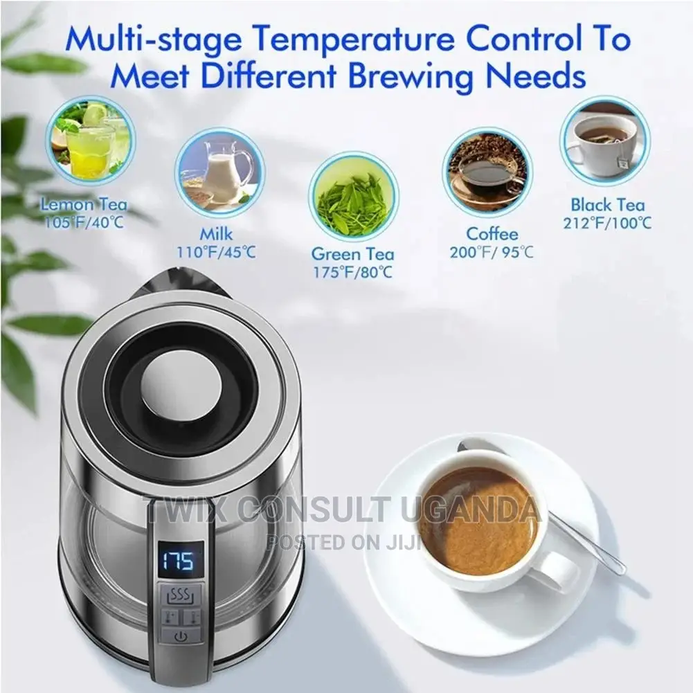 SMANG Glass Electric Kettle, 1800W