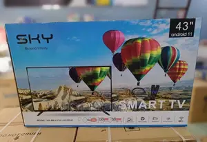 Sky 43” Android 11 Smart Digital Satelite TV – Black