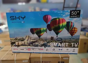 Sky 50 Inch Android Smart Digital Satelite LED TV – Black