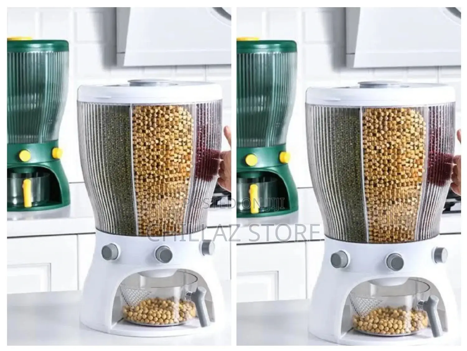 Rotating Multifunctional Food Storage Containers.