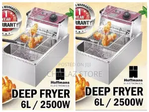 Hoffman 6L Single Deep Fryer.