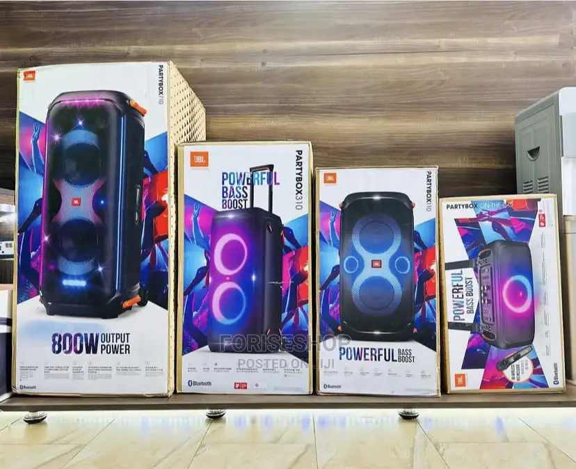 JBL Partybox Speakers Available