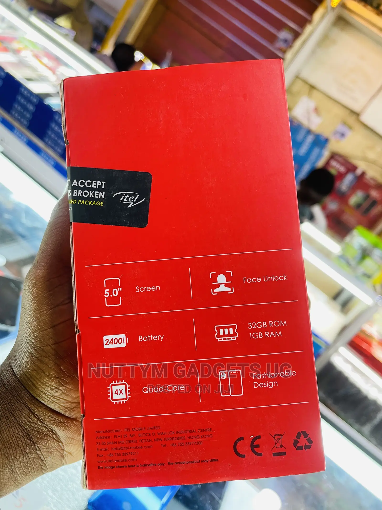 New Itel A18 32 GB Black