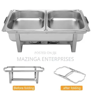 Double Pan Chafing Dish and Food Warmer