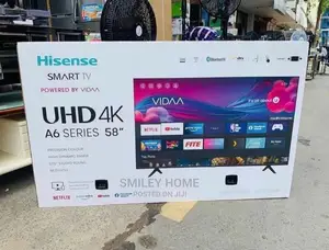 Hisense Uhd- A6series 58inches Vidaa Smart Tv at Discounted