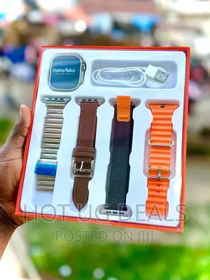 T94 Ultra Max Smart Watch | Haino Teko | 4 Pairs of Straps