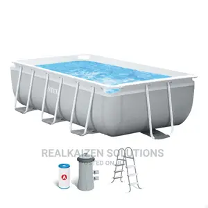 INTEX Prism Frame Rectangular Premium Pool Set 3mx1.75mx80cm