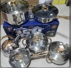 12 Pieces of Kaisa Villa Cookware Set - Silver