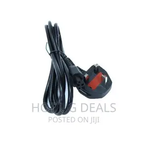3 Pin Power Cable for Laptop- 1.5M – Black