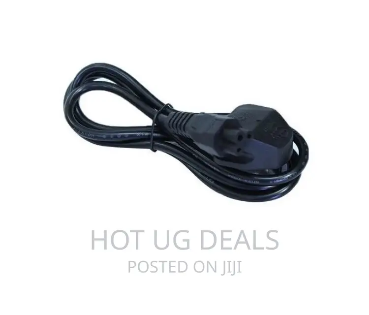 3 Pin Power Cable for Laptop- 1.5M – Black