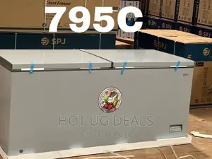 850L SPJ Commercial Deep Freezer 795C - Silver