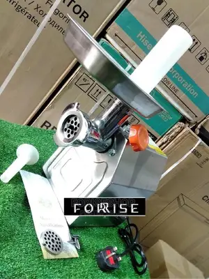 Commercial Meat Grinder, With Sausage Filler
