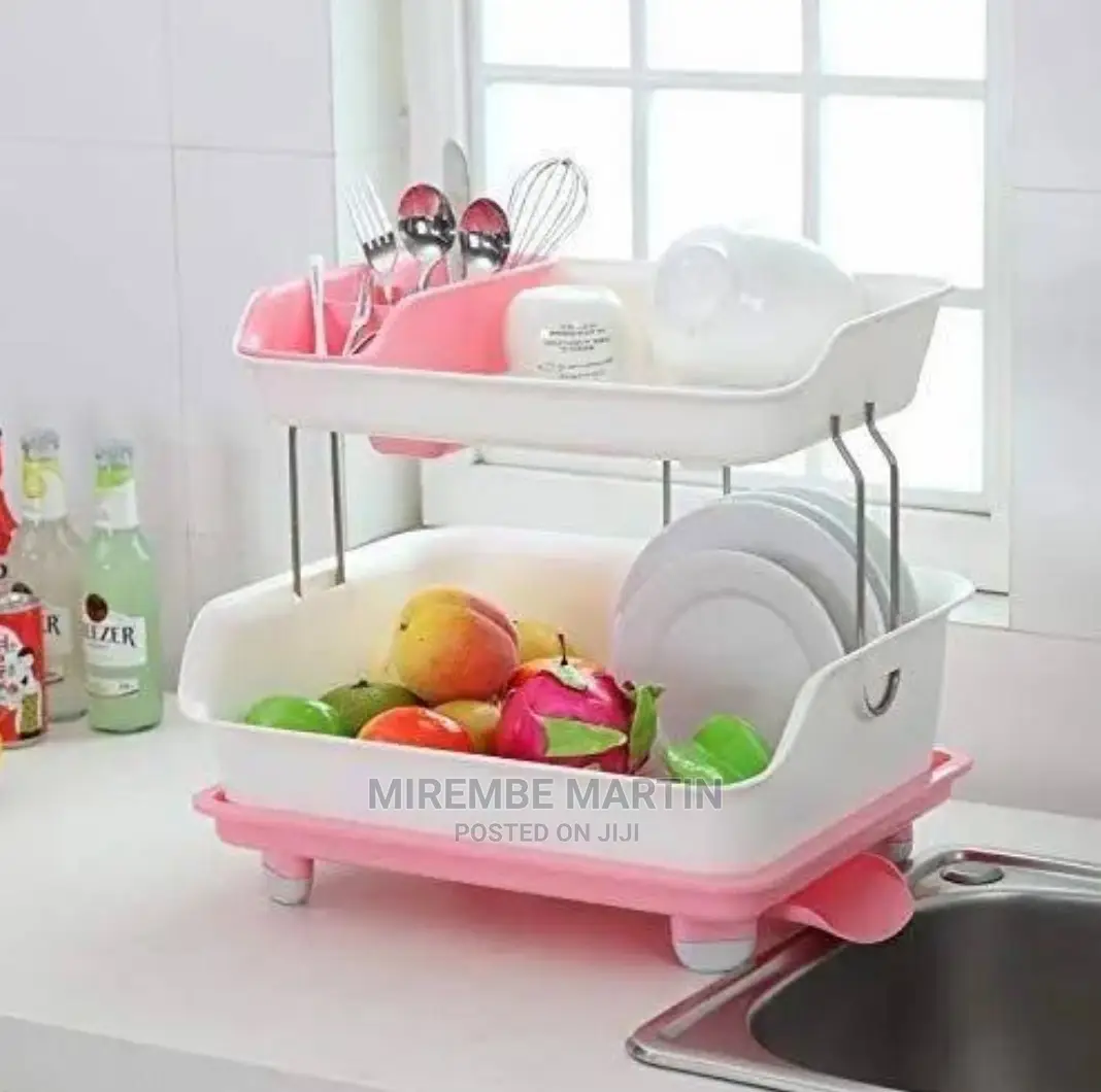 2 Layer Plastic Dish Rack