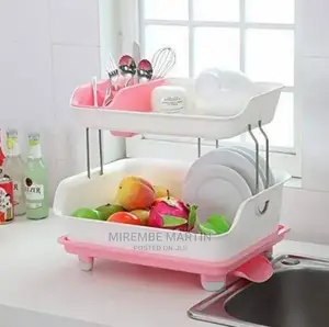 2 Layer Plastic Dish Rack