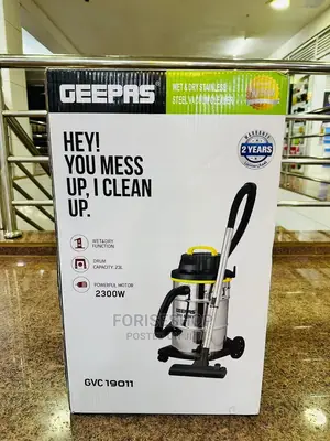 Geepas Wet Dry Stainless Stell Vacuum Cleaner