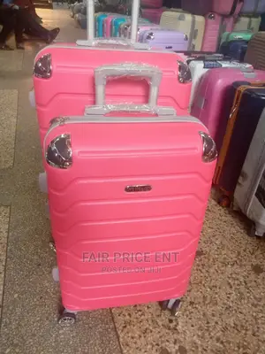 Vip Executive Plastic Suitcases.Large.( Pink)