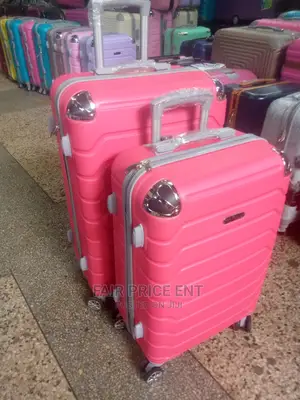 Vip Executive Plastic Suitcases.Large.( Pink)