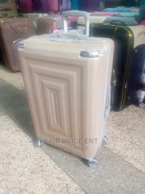Vip Plastic Suitcase.Large.( Cream)