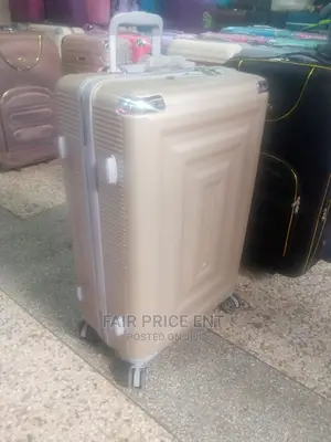 Vip Plastic Suitcase.Large.( Cream)