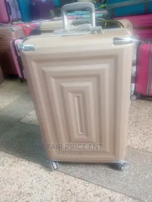 Vip Plastic Suitcase.Large.( Cream)