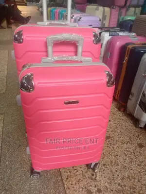 Vip Executive Plastic Suitcases. Large( Pink)