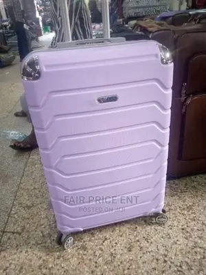 Vip Executive Plastic Suitcases.Medium.( Purple)