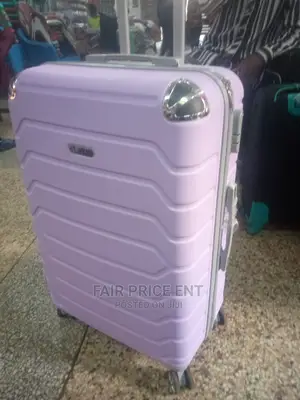 Vip Executive Plastic Suitcases.Medium.( Purple)