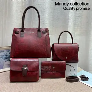 Leather Handbags 4in1