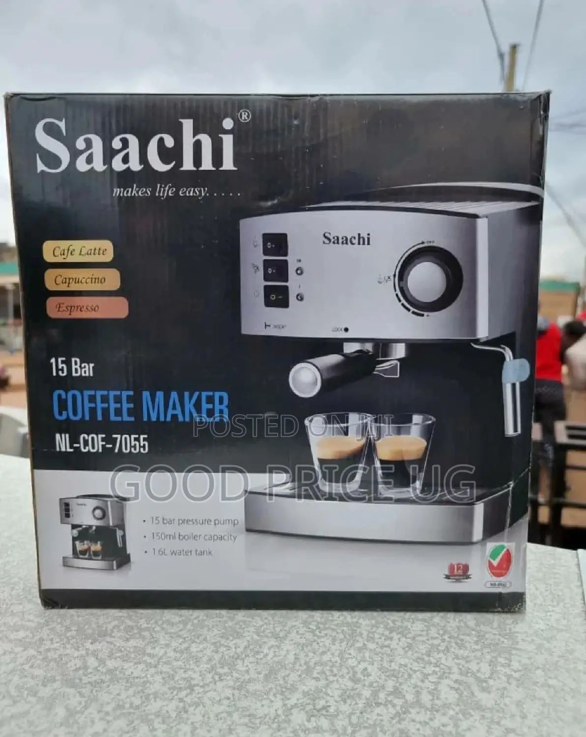 15 Bars Saachi Coffee Maker With 2 Years Warranty .