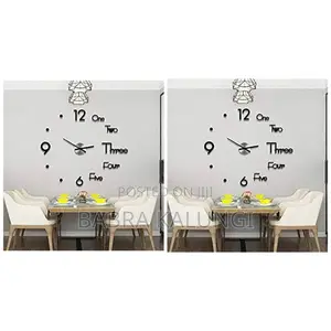 Fashionate 3d Wall Sticker Clock