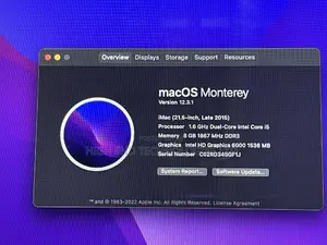 Desktop Computer Apple iMac Pro 8GB Intel Core I5 HDD+SSD 500GB