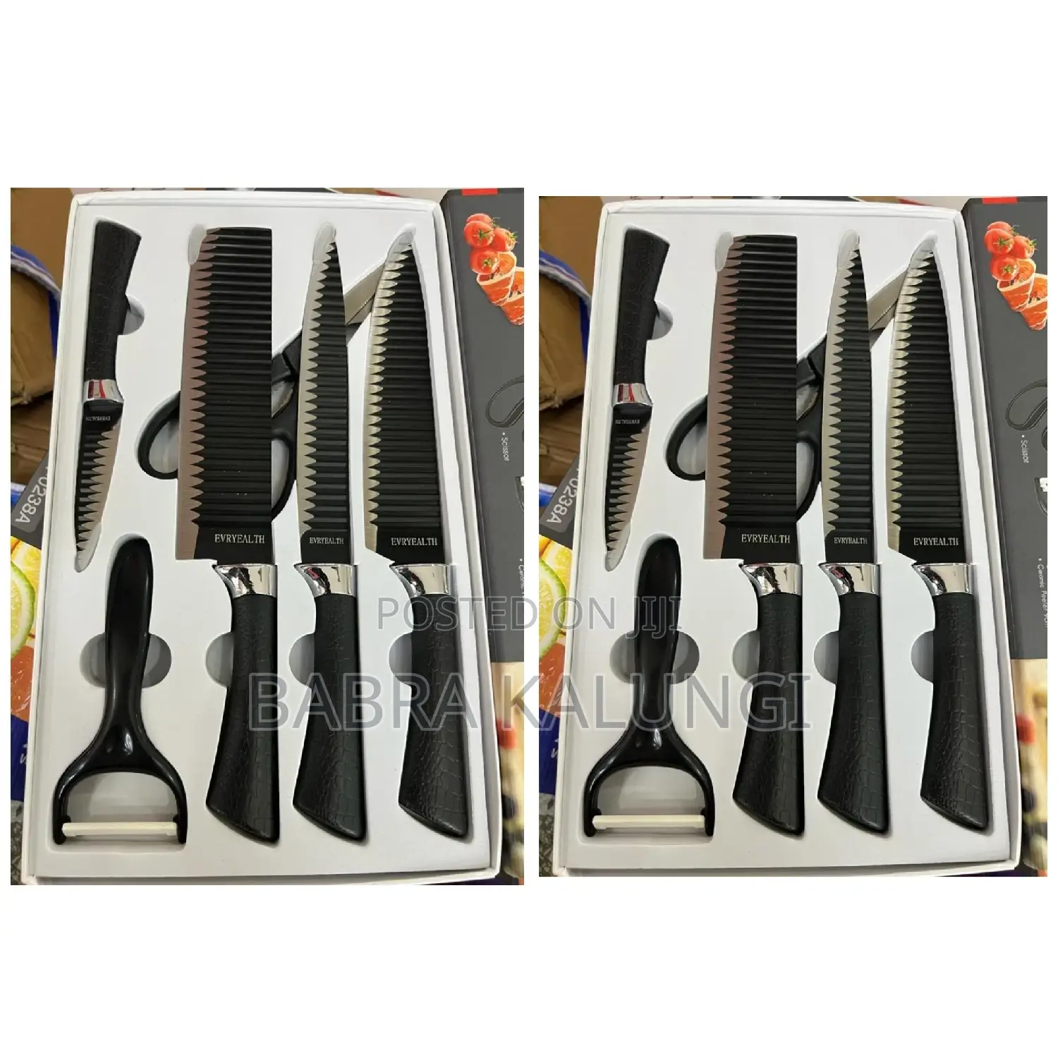6pcs Kitchen Knife Set