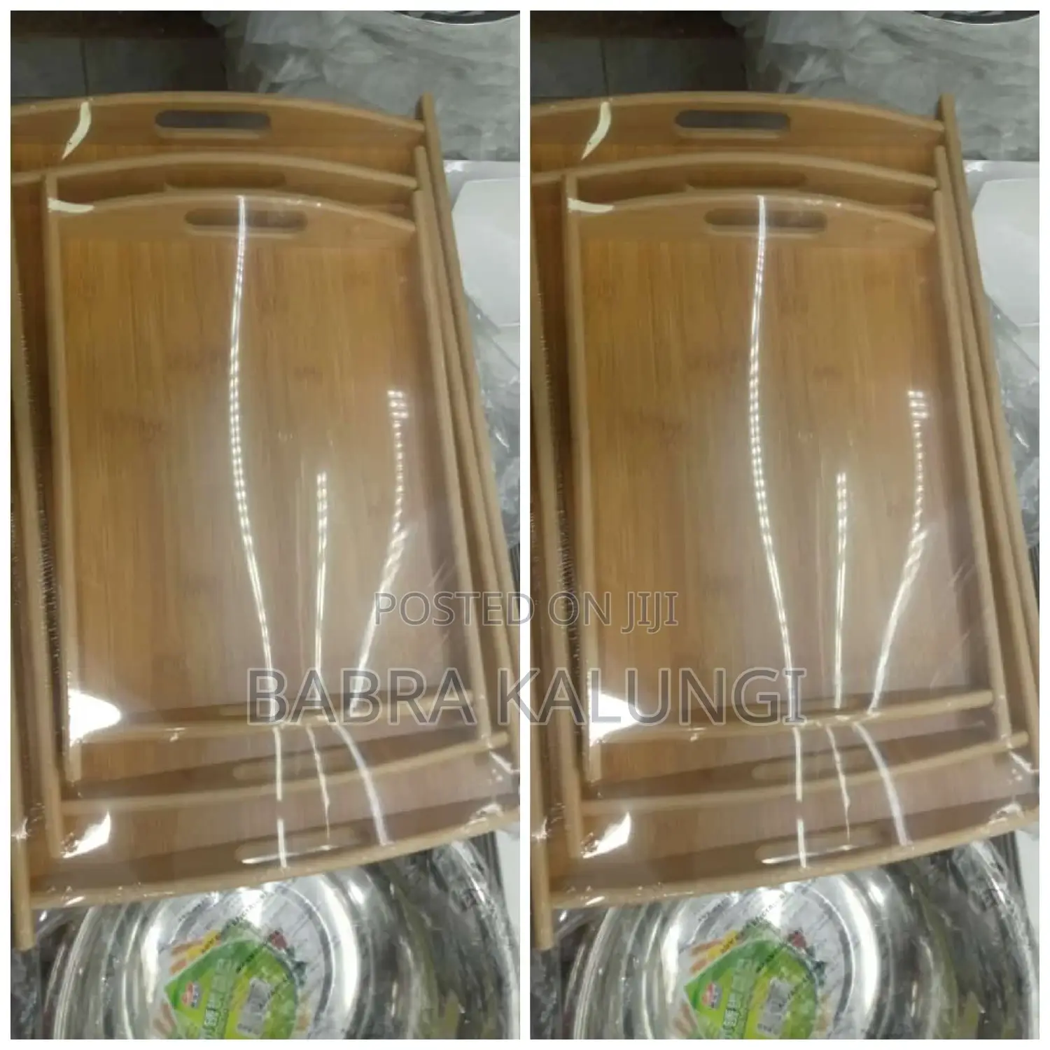 3pieces Original Wooden Serving Trays