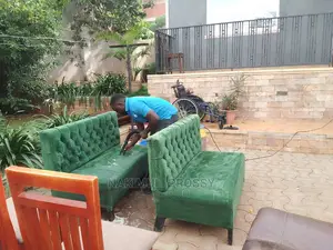 Sofa Cleaning Service in Progress