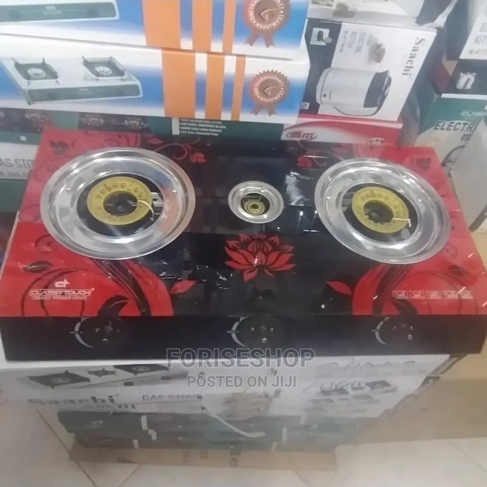 IQRA Double Gas Stove || Ceramic Glass Top